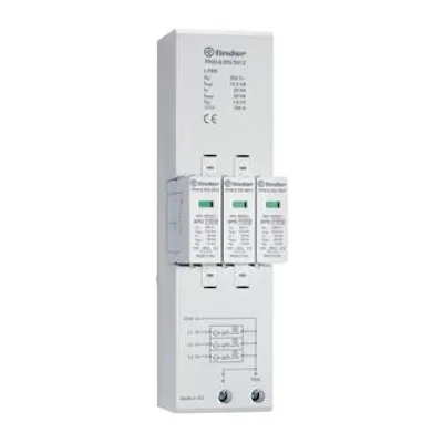 Finder Kombiableiter Typ 1+2 | Überspannungsschutz 12,5kA | 230V | 3TE | optische Anzeige | IP20