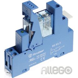 Finder Koppelrel.(3,5)24VDC 1W10A m.Fas.+LE 49.31.9.024.0050