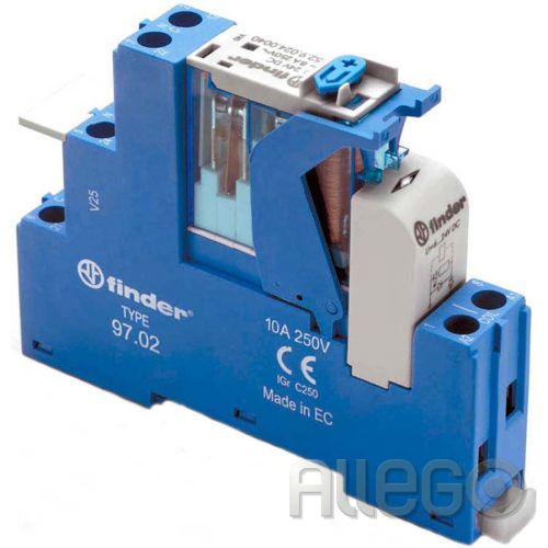 Bild: Finder Koppelrelais 2W 8A Spsp.24VDC 4C.02.9.024.0050