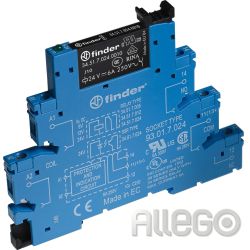 Finder Koppelrelais 6,2mm 1W 24VAC/DC 38.51.0.024.0060