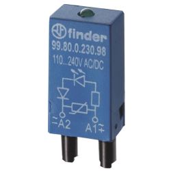 Finder LED gn + Diode 28..60VDC f.Fas. 94.82/ 99.80.9.060.99