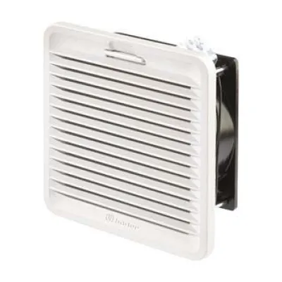 Finder Filterlüfter 7F.20.9.024.1020 | Schaltschranklüfter 24V DC | 24 m³/h | IP54 | 3,6 W | 120x120 mm | grau RAL7035