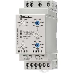 Finder Netzüberwachung 3-Phasen, 380-415VAC 70.42.8.400.2032