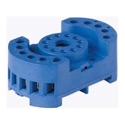 Finder Relaisfassung 90.23 | Relaissockel für Serie 60.13, 99.01 | Schraubanschluss | DIN-Hutschiene TS35 | 11 Pins