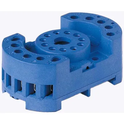 Finder Relaisfassung 90.23 | Relaissockel für Serie 60.13, 99.01 | Schraubanschluss | DIN-Hutschiene TS35 | 11 Pins