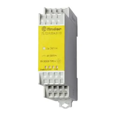 Finder Relaismodul 7S.12.8.230.5110 | 230V AC | zwangsgeführte Kontakte | 1 Wechsler 6A | IP20 | LED | 22,5mm