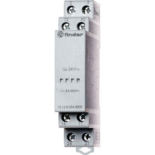 Bild: Finder Ruf-Quittier-Relais 1S+1W,8A,12VAC/D 13.12.0.012.0000