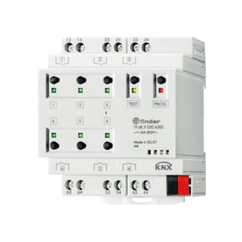 Bild: Finder Schaltaktor KNX 19.6K.9.030.4300