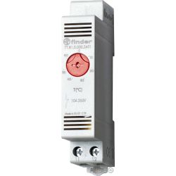 Finder Schaltschrank-Thermostat 1Ö, 10A 7T.81.0.000.2401