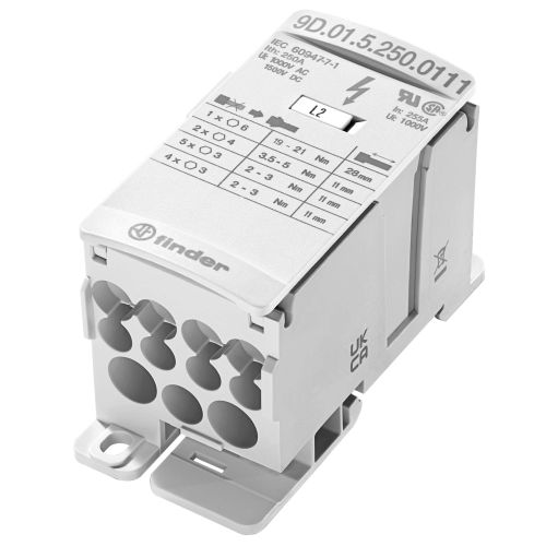 Bild: FINDER Schienenanschlussblock 250 A