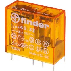 Finder Steck-/Print-Relais 2W 40.52.8.024.5000