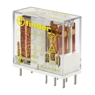 Finder Relais 50.12.9.024.5000 | 24V DC Spule | 8A | 2 Wechsler | AgNi vergoldet | 5mm Raster | Printmontage