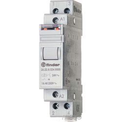 Finder Stromstoßschal.f.DIN-Schie 2S 20A 23 20.22.8.230.4000