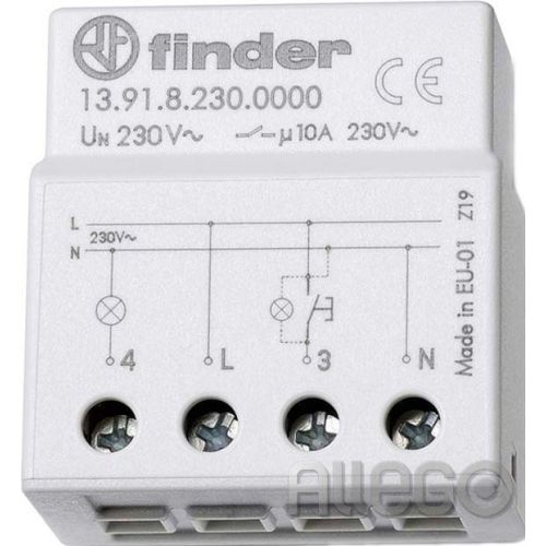 Bild: Finder Stromstoßschalter 1S 10A 230VAC 13.91.8.230.0000