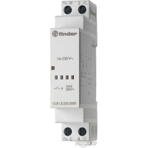 Bild: Finder Stromstoßschalter 1S 16A 230VAC 13.81.8.230.0000