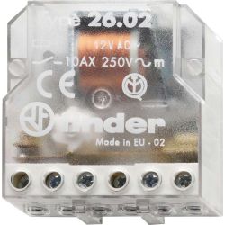 Finder Stromstoßschalter UP 2S 10A 230VAC 26.02.8.230.0000