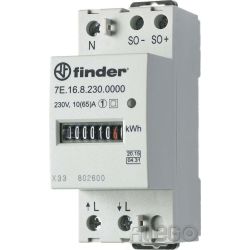 Finder Wechselstromzähler 1Ph. geeicht 10(6 7E.16.8.230.0010