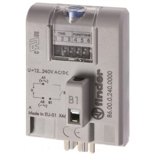 Bild: Finder Zeitrelais Multifunktion 86.00.0.240.0000 240V AC/DC 0,05s-100h Finder Ze