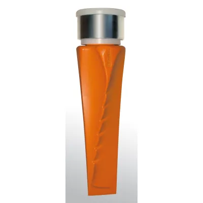 Fiskars Dreh-Spaltkeil SAFE-T 120021 | Holzspaltkeil gehärteter Stahl | Polymer-Schlagfläche | 2,4 kg | 25 cm | Orange