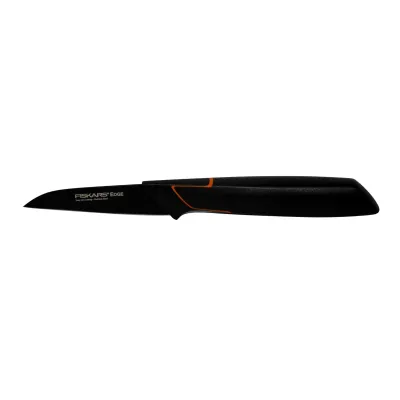 Fiskars Schälmesser Edge 1003091 | 8 cm Klinge | japanischer Edelstahl | PTFE-beschichtet | spülmaschinenfest