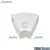 Bild: Flachkanalbogen 100erF Europart 505 45° horizontal beidseitig Muffe zu 111x56mm