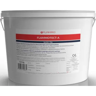 FLAMRO Brandschutzspachtelmasse 01155134 | PYRO-SAFE FLAMMOTECT-A | ablative Beschichtung | 12,5 kg Eimer