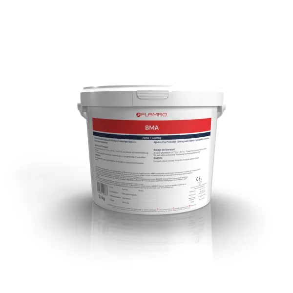 Flamro Brandschutzbeschichtung 20500 | BMA Airless | 5 kg Eimer | streich- & spritzfähig | für Kabelabschottung