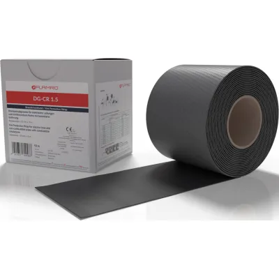 FLAMRO Brandschutzband PYRO-SAFE DG CR 1,5 | 01261930 | Brandschutzbandage Rolle | 125mm x 2,5m | Rohrbandage