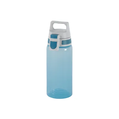 SIGG Kinder Trinkflasche VIVA ONE 8631.40 | 0,5L Polypropylen | auslaufsicher | BPA-frei | einhändig bedienbar | türkis