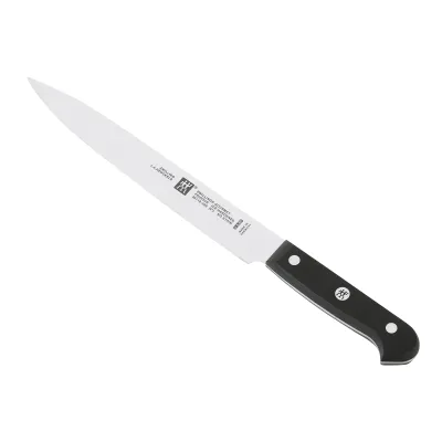 ZWILLING Fleischmesser Gourmet 20 cm | Edelstahl FRIODUR | Ergonomischer Griff | Schwarz | Made in Germany