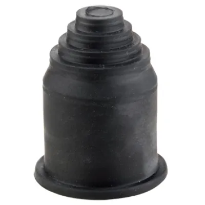 FLEXA Endtülle für Schutzschläuche RQE AD10 | 10 mm (1/4 Zoll) | TPE Kunststoff | schwarz | -40 bis +120°C