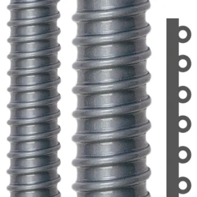 Flexa Kunststoff-Schutzschlauch AIRflex-K 10m | AD21 21mm | IP68 | sehr flexibel | PVC | innen glatt | grau