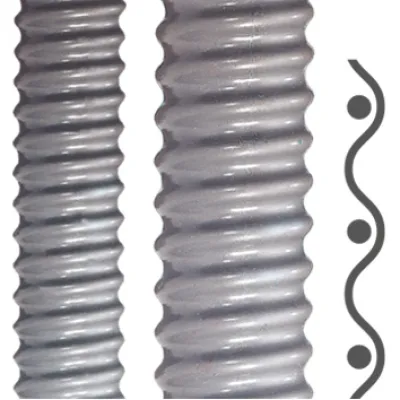 Flexa Kunststoffschutzschlauch 2031101021 AIRflex-KUW-PVC-AS | IP68 | 27mm AD | 22mm ID | hochflexibel | PVC | grau