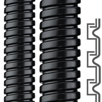 FLEXA Metallschutzschlauch SPR-PVC-AS 12011112013 | IP68 | 17 mm AD | 13x17 mm | Stahl verzinkt | flexibel | 10 m