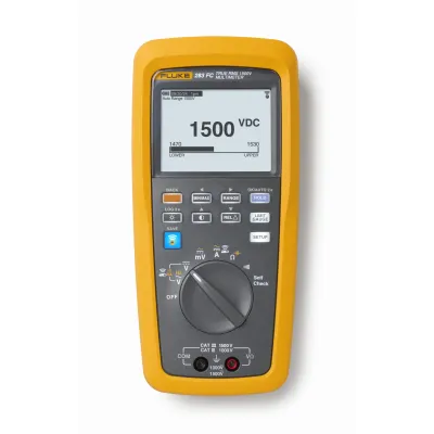 Fluke 283 FC Solar-Multimeter FLUKE-283FC/EUR | TRMS | CAT IV 1000V | Bluetooth | AC/DC | IP54 | Kapazitätsmessung