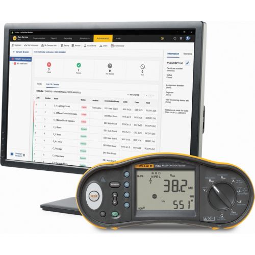 Bild: Fluke Beha Amprobe Installationstester-Paket 1663 DE FTT KIT inkl. Software Trut