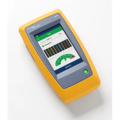 Fluke Networks Twisted Pair Kabel- & Netzwerktester LIQ-KIT | LinkIQ Advanced-Kit | bis 10G | PoE-Test | Touchscreen