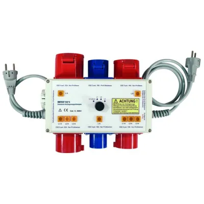 Beha-Amprobe Drehstrom-Verlängerungsprüfadapter VLP5 3313514 | 32A | 400V | CAT II | CEE | Kunststoff | Messadapter