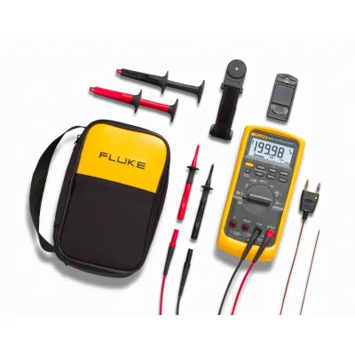 Fluke Messgeräte-Set 87-5/E2K/EUR | True RMS Multimeter | Industrieelektriker Kit | inkl. Zubehör