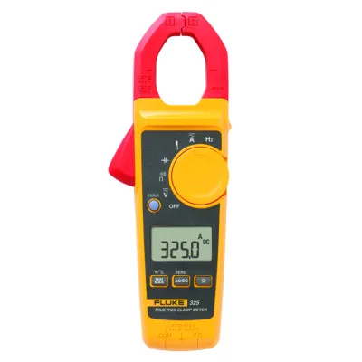 Fluke Strommesszange FLUKE-325 | Echteffektiv (TRMS) | 400A AC/DC | Temperaturmessung | 600V | Digital | Gelb