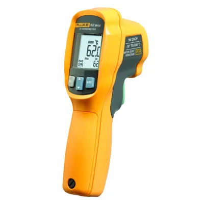 Fluke Infrarot-Thermometer 62 MAX | IR-Thermometer -30 bis 500°C | IP54 staub- & spritzwassergeschützt | robust | gelb