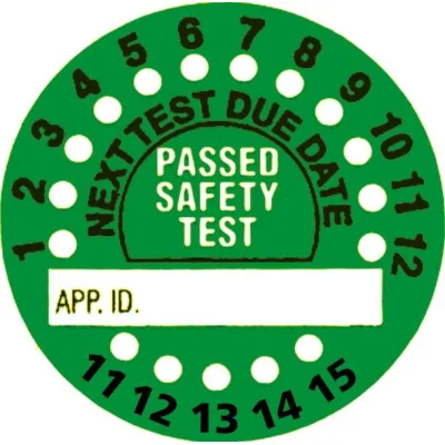 Fluke Geräteaufkleber f.Gutbewertung PASS560R VE500