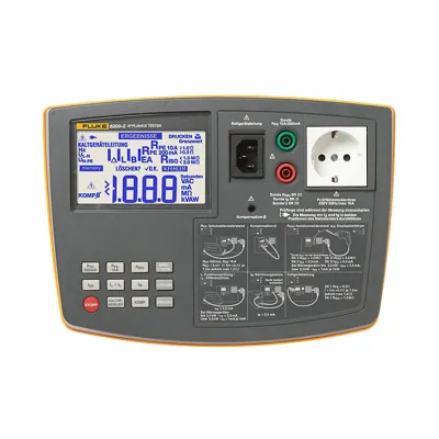 Fluke Gerätetester FLUKE-6200-2 D | DIN VDE 0701/0702 | digital | 1000 Speicher | Automatik Prüftmodus | Koffer