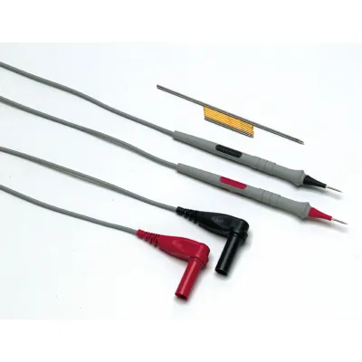 Fluke Messleitung TL910 | 4 mm Sicherheitsstecker | 1 mm Spitze | 1000 V | Silikon | 1 m | CAT II | 3A