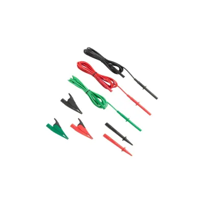 FLUKE Messleitungssatz TL1550B | Messkabel-Set CAT III | 5000V | 20A | 4mm Stecker | Silikon | mit Tasche