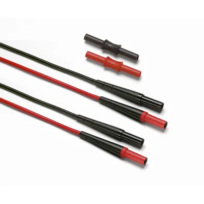 Fluke Messleitungsverlängerung TL221 | 1,5m Messkabel | Silikon | 4mm Stecker | 10A | CAT IV | rot/schwarz