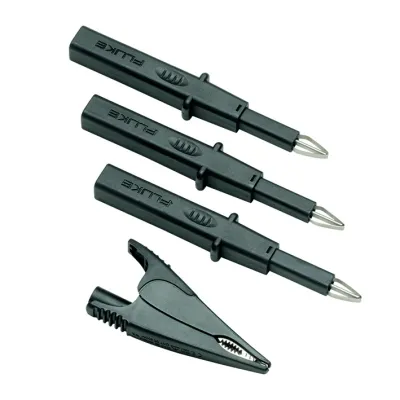 Fluke TLK290 Messspitzen-Set | für 9040/9062 | 4mm Silikon | 10A | CAT IV 600V | inkl. Krokodilklemme