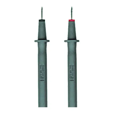 Beha-Amprobe Prüfspitzen-Set PSK 2-Set 2146675 | 4 mm Sicherheitsstecktechnik | 16A | CAT III | 102mm | grau/rot