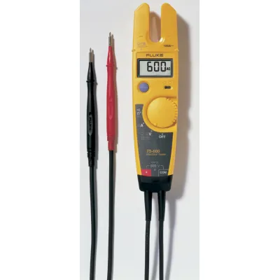 Fluke Spannungs-, Strom- & Durchgangsmessgerät T5-600 EUR1 659612 | bis 600V | 100A Strommessung | CAT III | automatisch
