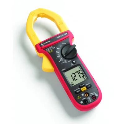 Amprobe Strommesszange AMP-330-EUR | 1000A AC/DC | TRMS | Temperaturmessung | Motorprüfung | Zangenöffnung 51mm | Rot